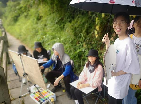 美术生风景速写作画步骤及注意事项(图4)